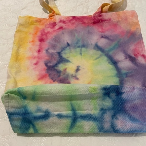 Beautiful tie dye canvas bags! Unique & strong Hand Crafted - Picture 3 of 7
